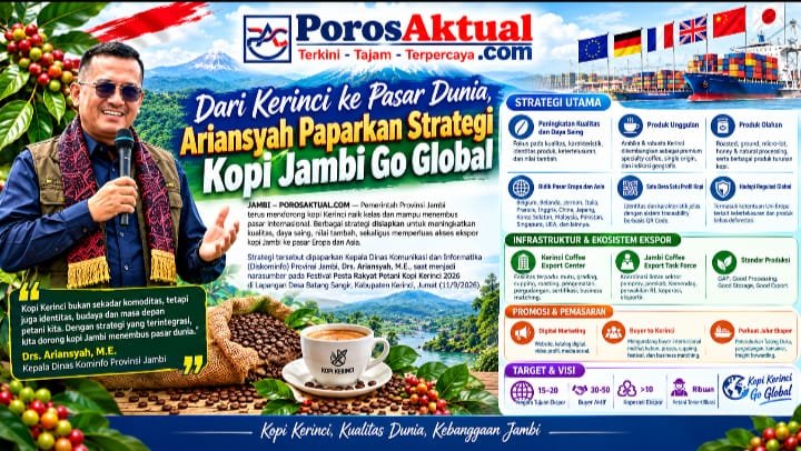 Dari Kerinci ke Pasar Dunia, Ariansyah Paparkan Strategi Kopi Jambi Go Global