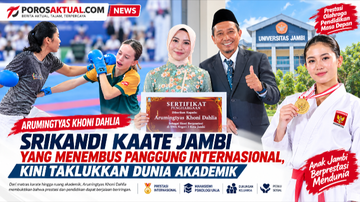 Arumingtyas Khoni Dahlia, Srikandi Karate Jambi yang Menembus Panggung Internasional, Kini Taklukkan Dunia Akademik